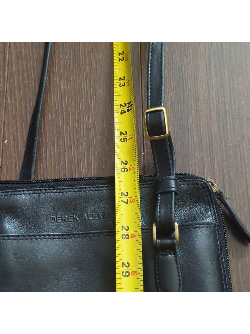 Derek Alexander CENTRAL PARK Small Two Sided Zipped Cross-body Bag - Picture 11 of 11